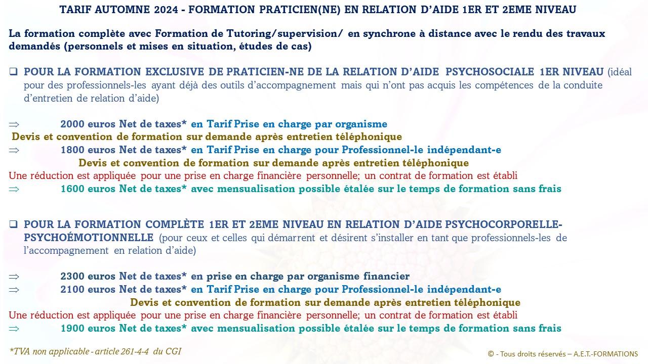 RELATION D 'AIDE 2025 11