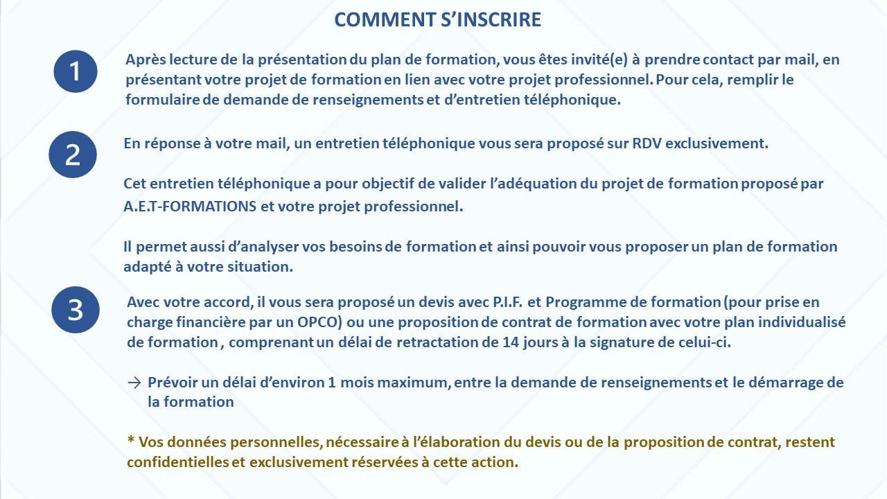 COMMENT S INSCRIRE